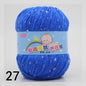 50g Colored Dot Silk Fancy Wool High Quality Baby Cotton Cashmere Yarn