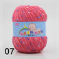50g Colored Dot Silk Fancy Wool High Quality Baby Cotton Cashmere Yarn