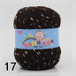 50g Colored Dot Silk Fancy Wool High Quality Baby Cotton Cashmere Yarn