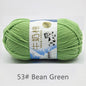 50Gram/Set Milk Cotton Yarn Crochet Line High-quality 5 Strand Milk