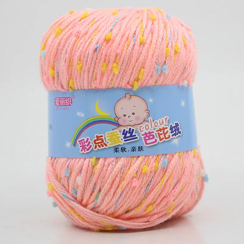 High Quality Worsted Wool Thread Colorful Eco-dyed Needlework Baby