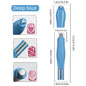 1Pcs 3-In-1 Heart Shape Cat Eye Nail Art Magnet Double Line Moon Snake