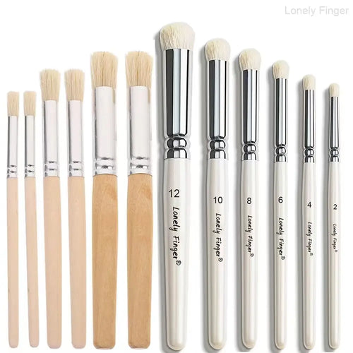 Miniature Paint Brushes Drybrush Set, Detail Paint Brushes for