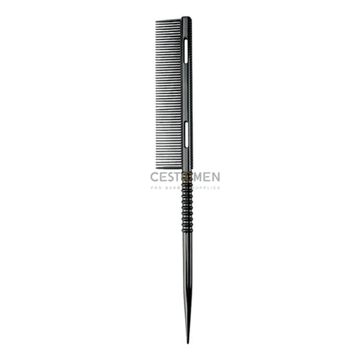 New Design Rat Tail Aluminium Styling Comb Professional Barber Heat