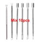 Double-ended Stainless Steel Cuticle Pusher Dead Skin Push Remover For