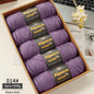 500g Alpaca Wool 245 Chunky Knitting Yarn Multi-Color Autumn and