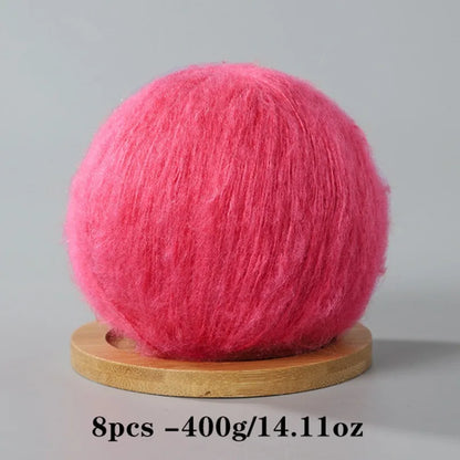 8pcs 400g Mohair Yarn For Crocheting And Knitting DIY Pet Toys  DIY