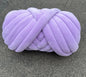 1KG 1000G Super Velvet Chunky Yarn Thick Bulky Giant Thread White Bag