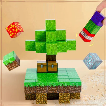 50-400pcs Mine Magnetic Building Block World Magnet Cube Set for Boys