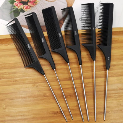 Professional Anti Static Pointed Tail Hair Styling Comb Hair Dye Brush