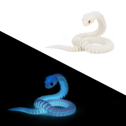 New 30cm 3D Printed Snake Decoration 3D Printed Animals Desk