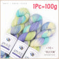 1Pc 100g/roll Merino Wool Yarn Handmade Dyed Wool Yarn Soft Sweater