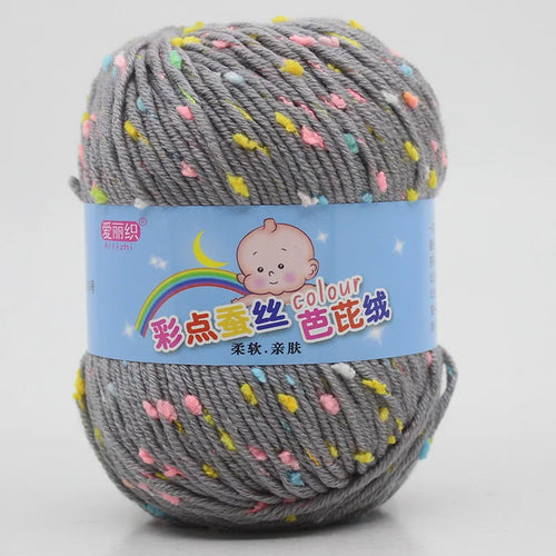 High Quality Worsted Wool Thread Colorful Eco-dyed Needlework Baby