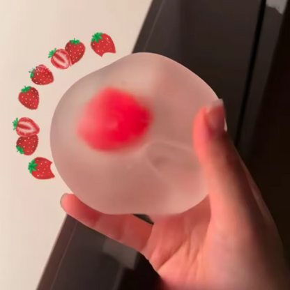 Strawberry Mochi Squeeze Toys Stress Relief and Vent Anger Fidget Toys