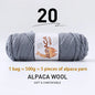 500g High-Quality Alpaca Wool Yarn 245 Thick Wool Yarn Casual Knitting