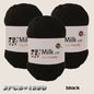 150g milk yarn handmade medium coarse DIY weaving yarn ball for