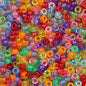 100/200/400pcs 6x9mm Solid Color Large Hole Pony Beads DIY Jewelry