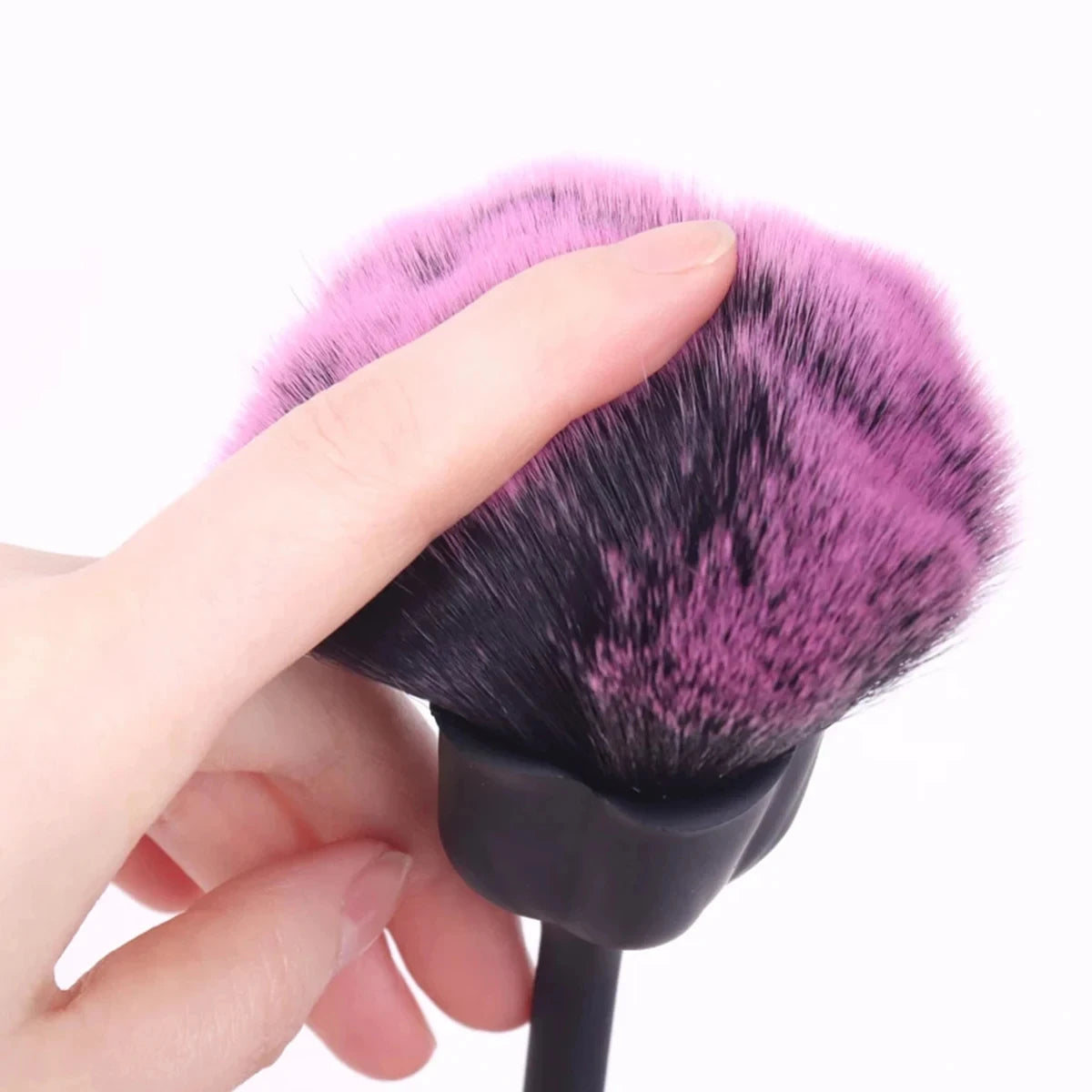 Pink Rose Soft Brush For Manicure Nail Art Dust Brush Nail Dust Brush