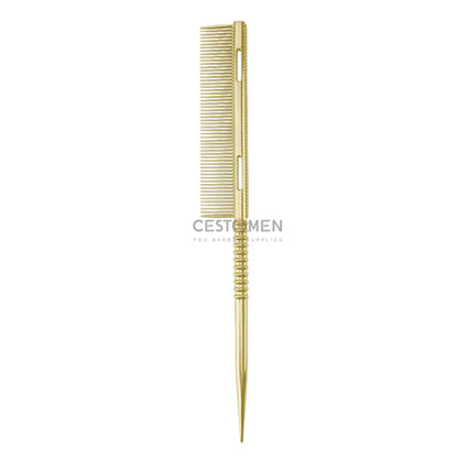 New Design Rat Tail Aluminium Styling Comb Professional Barber Heat