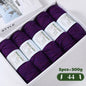 500g Gradient Dyed Rainbow Alpaca Wool Yarn, Thick Yarn for Hand