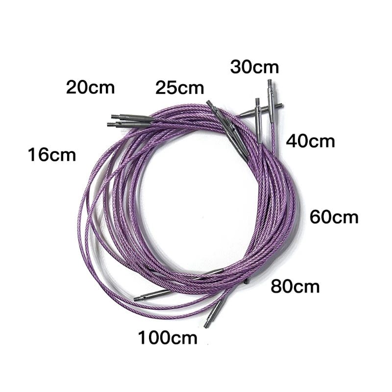 Interchangeable Crochet Needles Rope Circular Knitting Needles