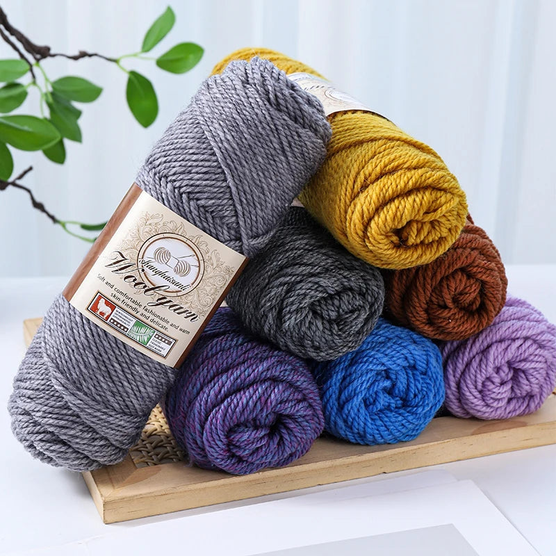 500g 1 Large Bag of Alpaca Wool Chunky Knitting Yarn, Handmade