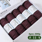 500g Gradient Dyed Rainbow Alpaca Wool Yarn, Thick Yarn for Hand