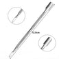 Double-ended Stainless Steel Cuticle Pusher Dead Skin Push Remover For