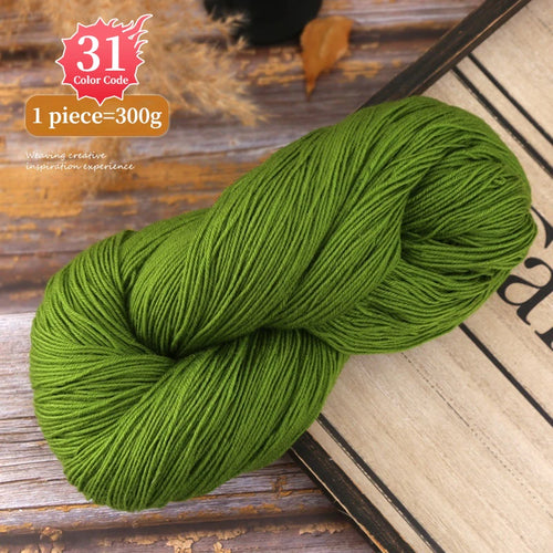 300g Alpaca Wool Yarn in Multiple Optional Colors, Used for Knitting