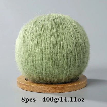 8pcs 400g Mohair Yarn For Crocheting And Knitting DIY Pet Toys  DIY
