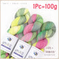 1Pc 100g/roll Merino Wool Yarn Handmade Dyed Wool Yarn Soft Sweater