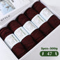 500g Gradient Dyed Rainbow Alpaca Wool Yarn, Thick Yarn for Hand