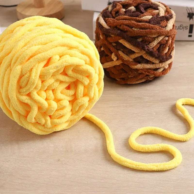 6 Thread Balls+1 Teddy Bear Jewelry Handmade Gift Woven Scarf Thread