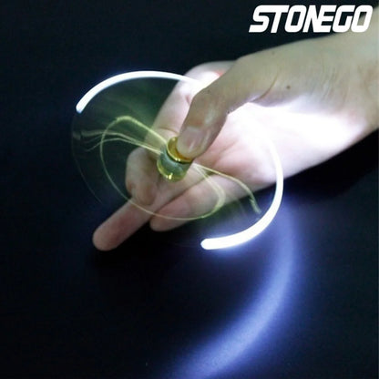 STONEGO Relieve Stress Spinner Pen Gyroscope Decompression Light Ball