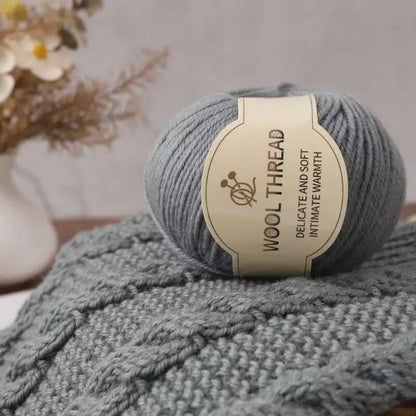 500g 290 Medium Coarse Combed Alpaca Wool Yarn, Autumn and Winter Warm