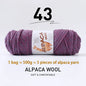 500g High-Quality Alpaca Wool Yarn 245 Thick Wool Yarn Casual Knitting