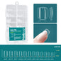 Nailpop Soft Gel Tips for Nails Acrylic Material Medium Almond/Coffin