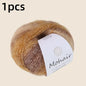 Gradient Mohair Soft Cotton Yarn DIY Crochet Hand Knitting Yarn