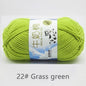 50Gram/Set Milk Cotton Yarn Crochet Line High-quality 5 Strand Milk