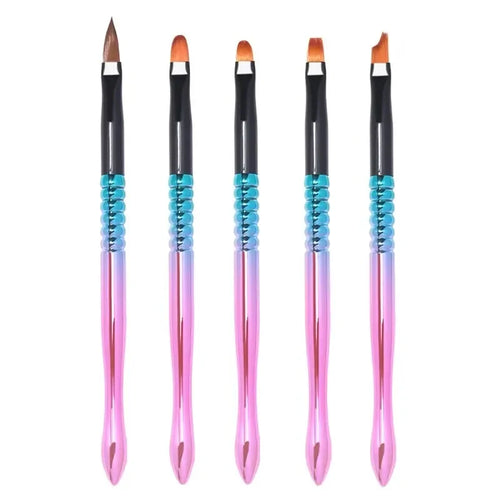 5/20Pcs Nail Art Brush Design Tip Painting Drawing Carving Dotting Pen
