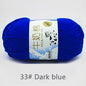 50Gram/Set Milk Cotton Yarn Crochet Line High-quality 5 Strand Milk