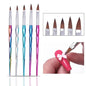 5/20Pcs Nail Art Brush Design Tip Painting Drawing Carving Dotting Pen