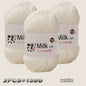 150g milk yarn handmade medium coarse DIY weaving yarn ball for