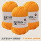 150g milk yarn handmade medium coarse DIY weaving yarn ball for
