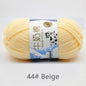50Gram/Set Milk Cotton Yarn Crochet Line High-quality 5 Strand Milk