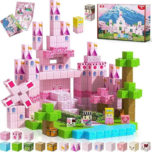 Magnetic Building Blocks Mine World Magnet Cube for Stacking