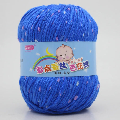 High Quality Worsted Wool Thread Colorful Eco-dyed Needlework Baby
