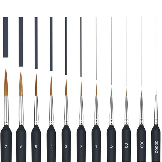 11/22 Pcs Miniature Paint Brushes, Set Paint Brushes for Acrylic