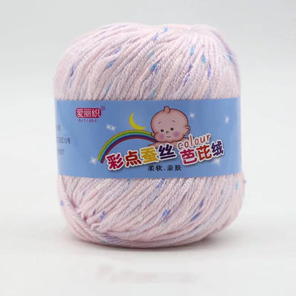 High Quality Worsted Wool Thread Colorful Eco-dyed Needlework Baby