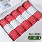 500g Gradient Dyed Rainbow Alpaca Wool Yarn, Thick Yarn for Hand